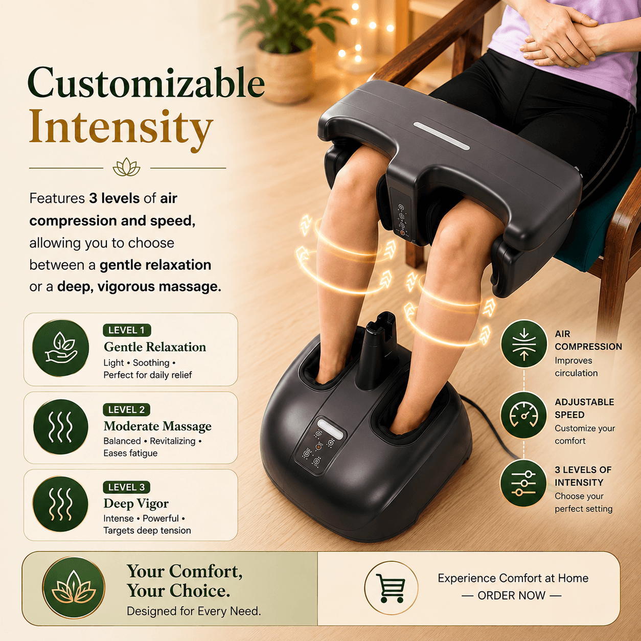 Detachable Premium Leg Massager Thumbnail 4