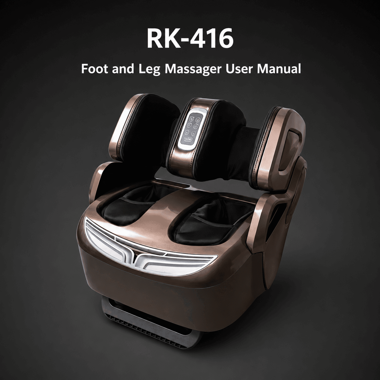Kiyo-416 Classic Premium Leg Massager with Air Compression, Heel Shaking, Leg Rubbing & Heat Therapy Thumbnail 2