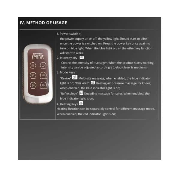 Kiyo-416 Classic Premium Leg Massager Thumbnail 3