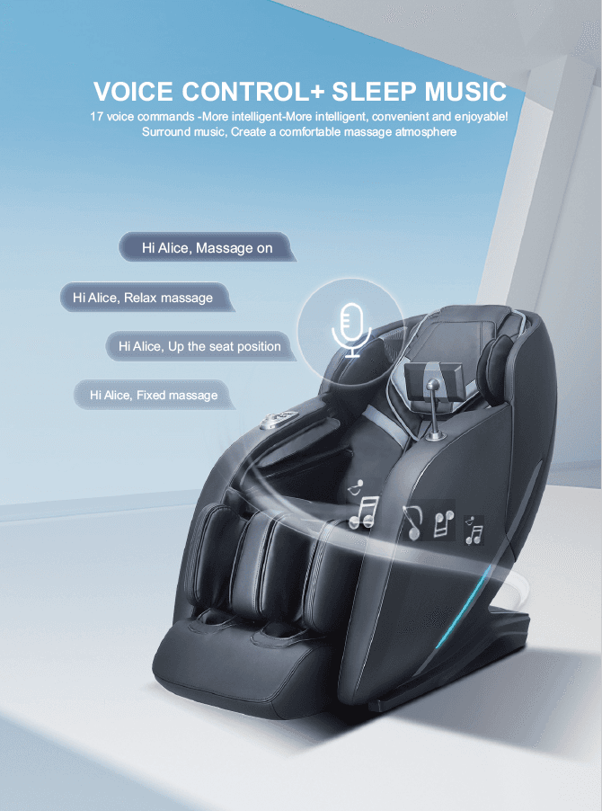 A-372-2 Premium Ultra Luxury Massage Chair with 3D Mechanism, 17 Voice Commands, 52 Airbags & Zero Gravity Thumbnail 3