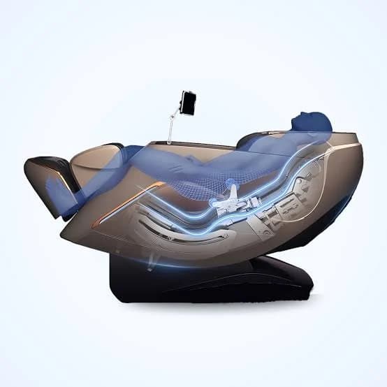 A-710-2 Classic Premium 4D Zero Gravity AI Massage Chair with 135cm S+L Track, Graphene Shawl Heating, TFT Screen & Calf Kneading Thumbnail 6